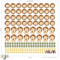 Aslan Duvar Sticker